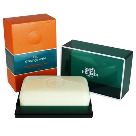 hermes d'orange verte soap|Hermes soap bar.